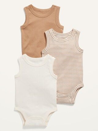 Unisex 3-Pack Sleeveless Bodysuit for Baby | Old Navy (US)