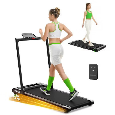 Akluer 2-in-1 Walking Pad Treadmill with Incline, 2.5 HP Under Desk Treadmill with Remote, Folding Compact Treadmill for Home Office with LED Display | Target