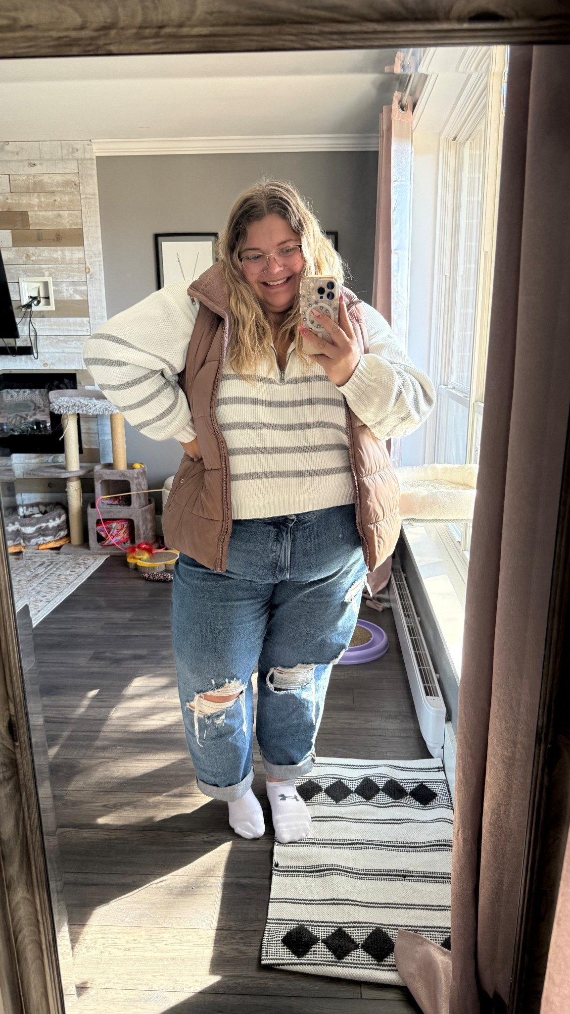 Wednesdays ootd 🤍✨
I’ve linked similar sweaters as this one is from hollister last year 🙊

#LTKfall #LTKplussize #LTKcanada