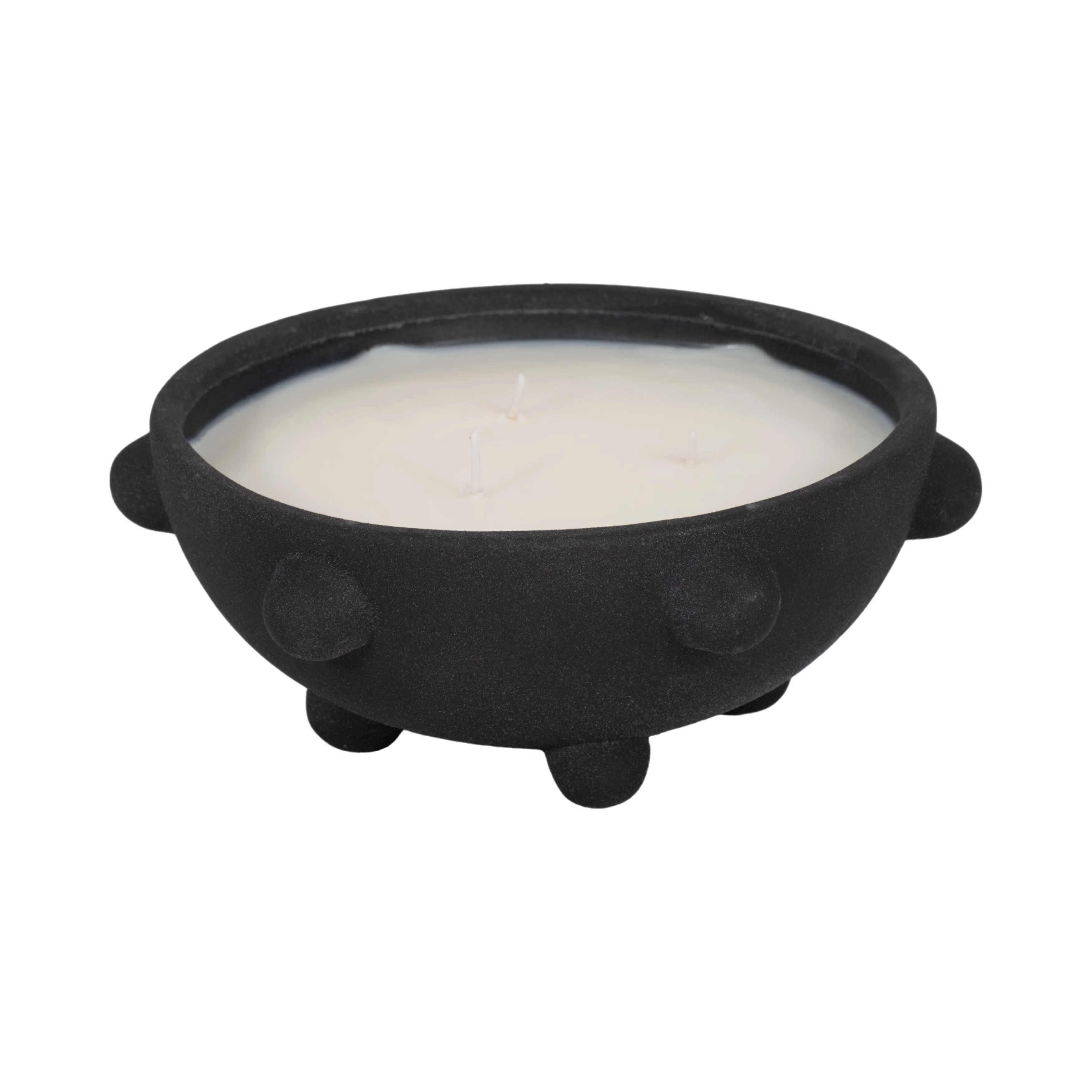 9" 22  Oz Black Amber Sea Salt Bubble Bowl Candle | Perigold