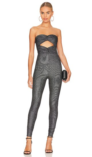 Dionne Jumpsuit in Black | Revolve Clothing (Global)