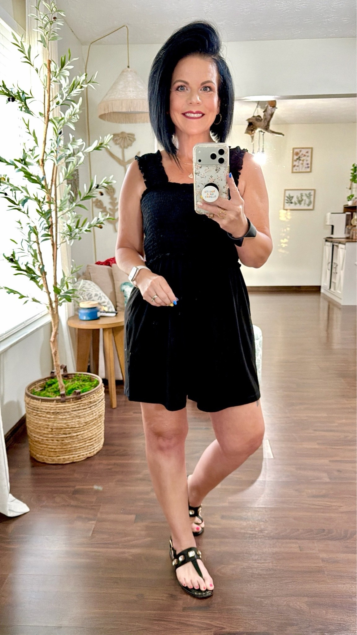 summer outfits 
Women's Summer Casual Smocked Rompers Square Neck Sleeveless Loose Shorts Jumpsuit 2026 Beach Vacation Outfits
Size small TTS

#LTKOver40 #LTKootd #LTKPetite