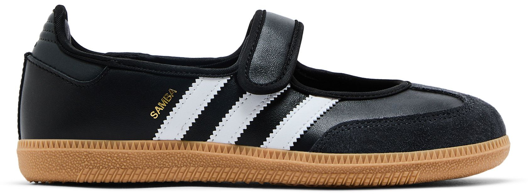 Buy Wmns Samba Jane 'Black White Gum' - JQ6445 | GOAT | GOAT