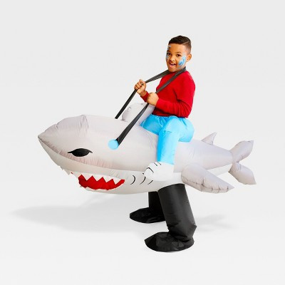 Kids' Shark Rider Inflatable Halloween Costume One Size Fits Most - Hyde and EEK! Boutique™ | Target