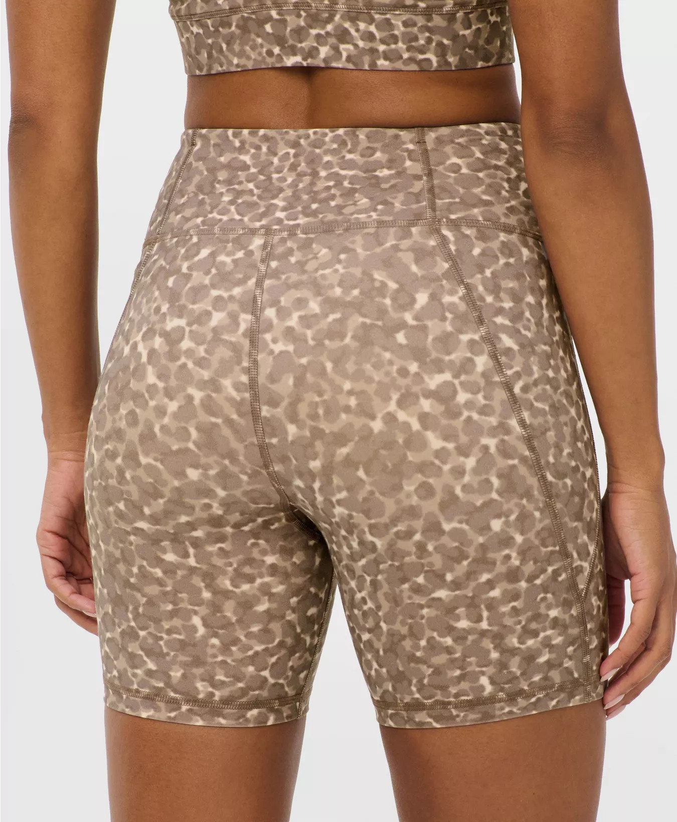 Ultimate Studio 6" Yoga Shorts - Beige Offbeat Animal Print | Women's Shorts + Skorts | Sweaty Be... | Sweaty Betty UK