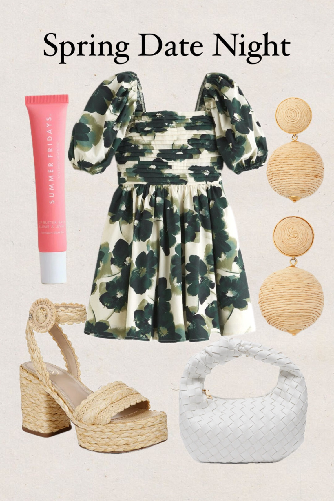 Spring Date Night
Sandals
Platforms
Spring Dress
Wedding guest dress
Summer outfit
Floral dress
Spring outfit
Vacation outfit
Date night outfit
Puff sleeve dress
Woven handbag
Graduation dress

#LTKsalealert #LTKfindsunder50 #LTKfindsunder100