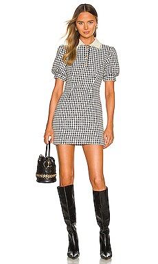 Lovers and Friends Alexandria Mini Dress in Black & White from Revolve.com | Revolve Clothing (Global)