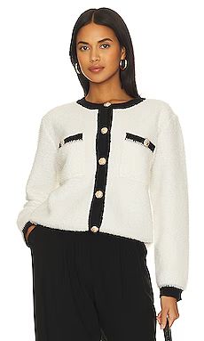 Line & Dot Bon Sweater in Ivory & Black from Revolve.com | Revolve Clothing (Global)