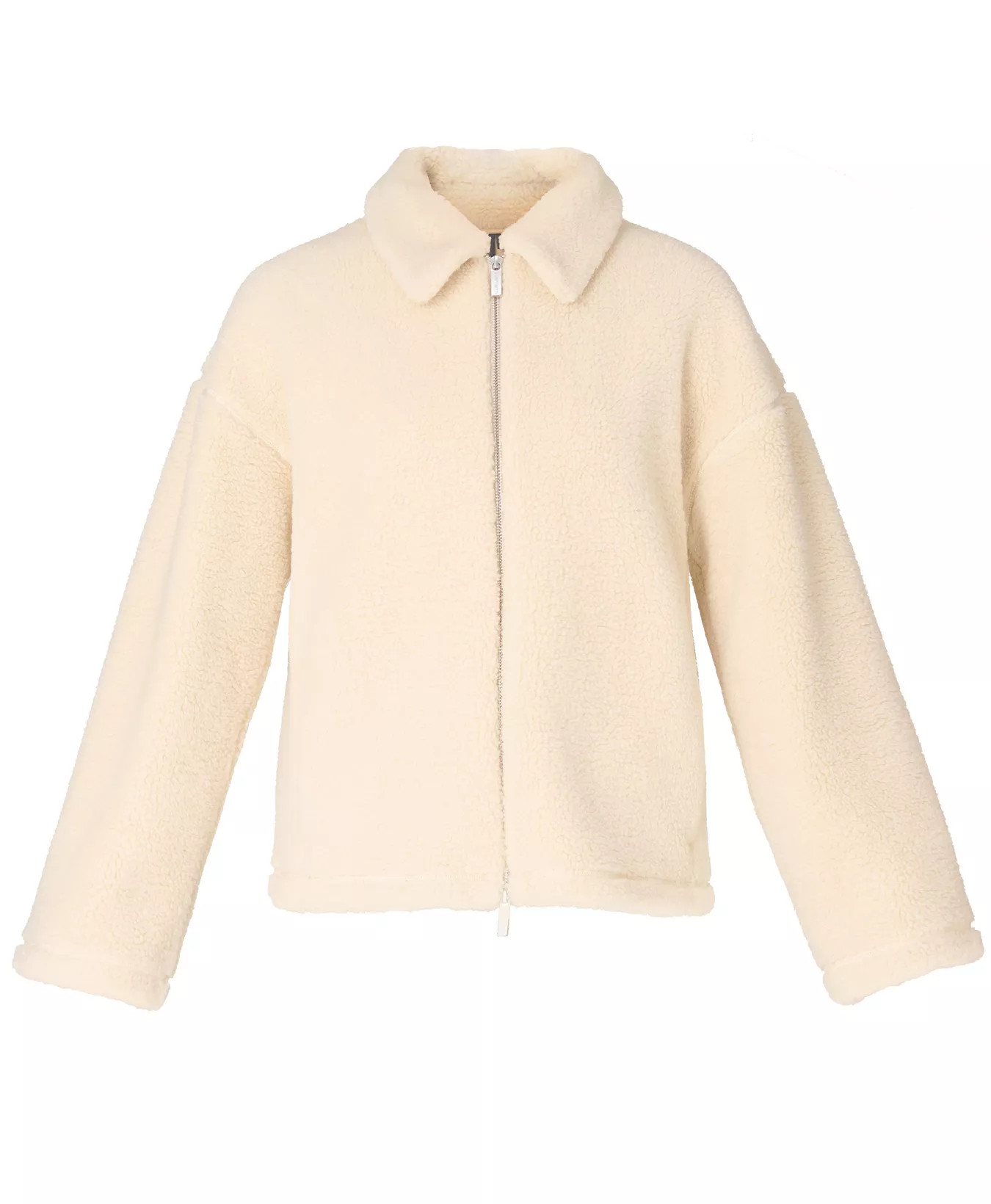 Plush Collared Fleece  - Buttermilk Beige | Women's Jumpers + Hoodies | Sweaty Betty | Sweaty Betty UK