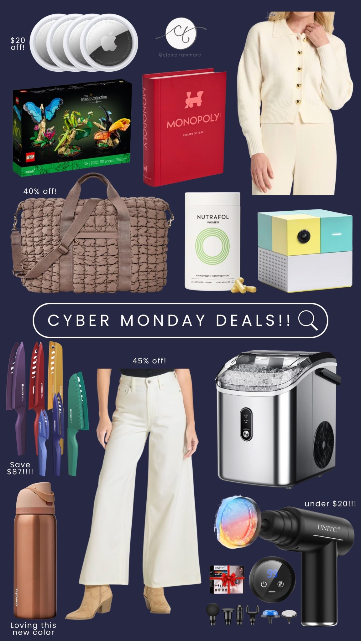 Cyber Monday Deals!!! 

Cyber Monday, deals, sale, home, kids, fashion, women’s fashion, gift guide, gift ideas, home gadgets

#LTKCyberWeek #LTKSaleAlert