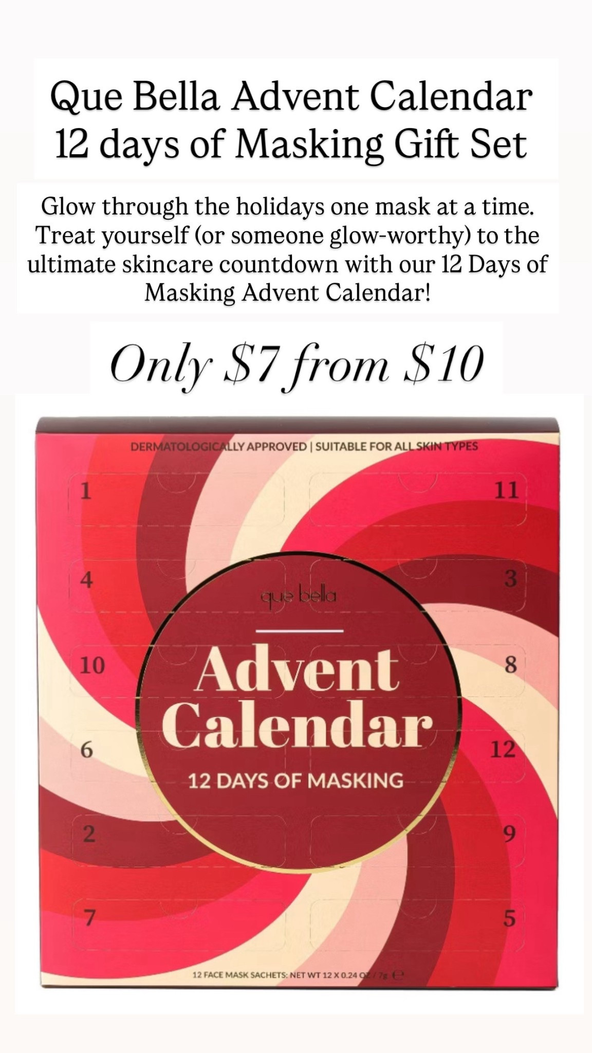Advent face mask calendar

#LTKGiftGuide #LTKHoliday #LTKBeauty