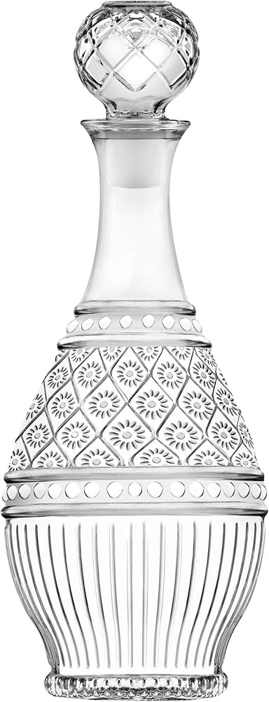 Godinger Wine Decanter, Wine Carafe, Vintage Decor Wine Bottle Decanter, Claro Collection, 28oz | Amazon (US)