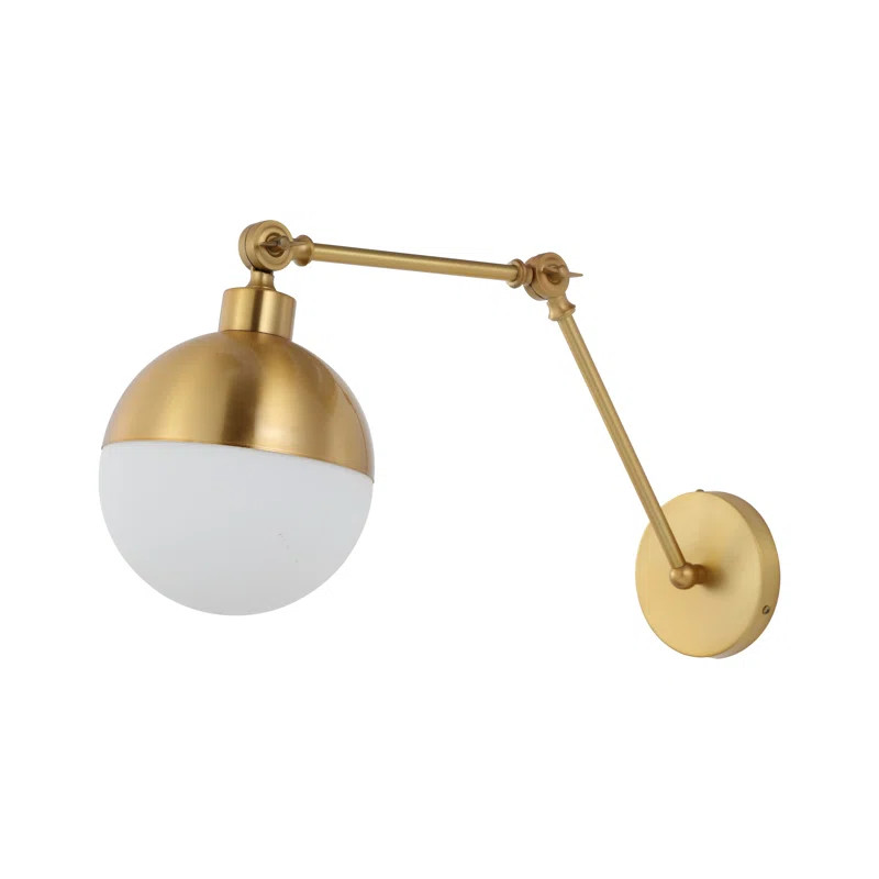 Zina Iron Swing Arm Sconce | Wayfair North America