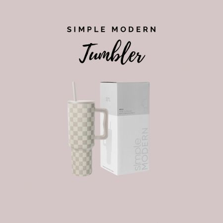 I’ve been wanting this Simple Modern 40 oz tan checkered tumbler forever!! It’s finally in stock on Amazon! 

#LTKhome #LTKfindsunder50 #LTKfamily