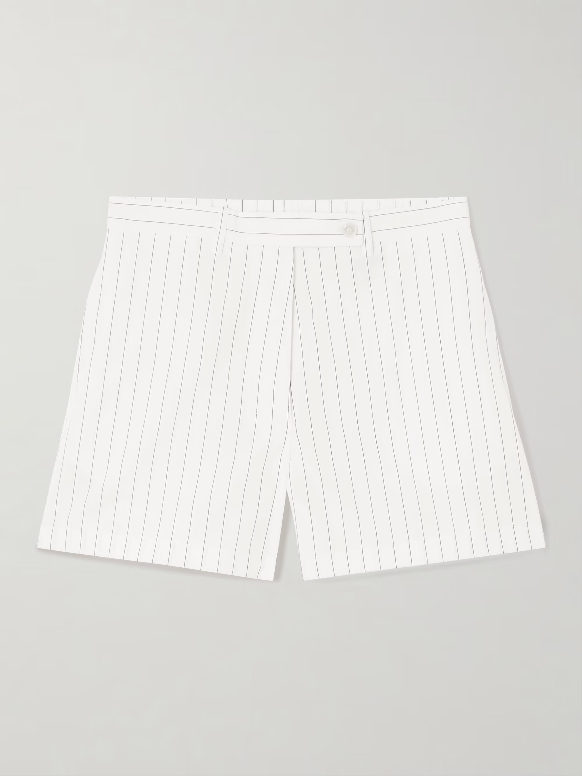 Nina pinstriped cotton-poplin shorts | NET-A-PORTER (UK & EU)