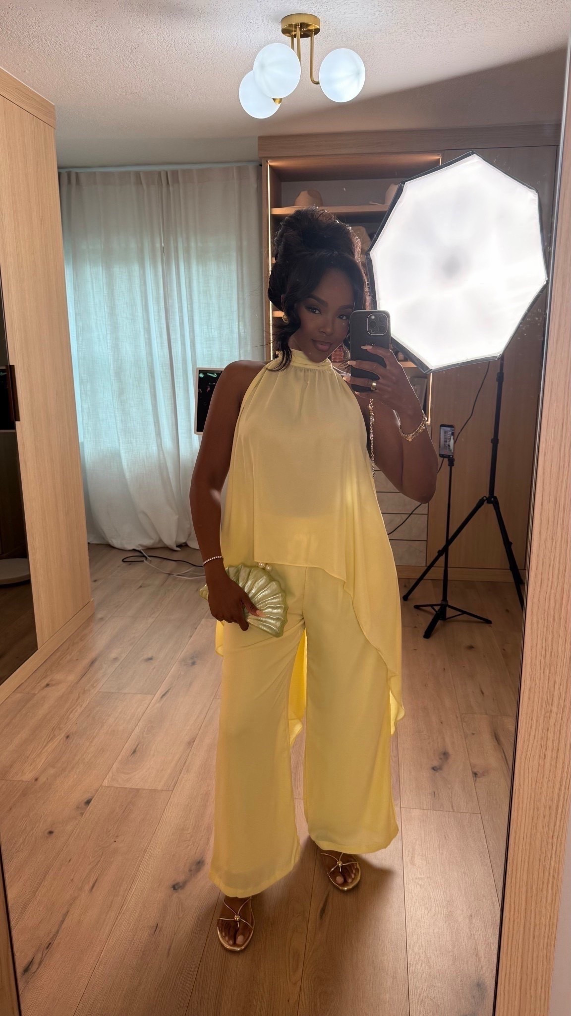 Scroll to shop this soft statement set 💛

Light, flowy, and made to stand out—this look is all about movement and effortless elegance. The breezy top paired with the wide-leg pants gives you that elevated feel while still being comfortable enough to wear all day. Style together for a full moment or mix the pieces for even more looks (your cost per wear just keeps getting better).

Perfect for Mother’s Day brunch, spring events, vacation dinners, or a dressed-up daytime look.

📏 Measurements: 5’4”, 140 lbs, 34D bust, 27” waist, 40” hips

Follow me on Instagram and YouTube @kirasfashionfinds

  

#LTKgrwm #LTKootd #LTKMothersDay