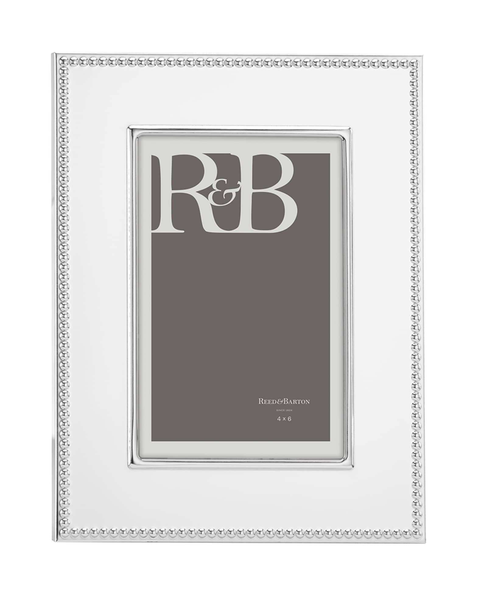 Lyndon Silverplate Photo Frame, 4" x 6" | Neiman Marcus