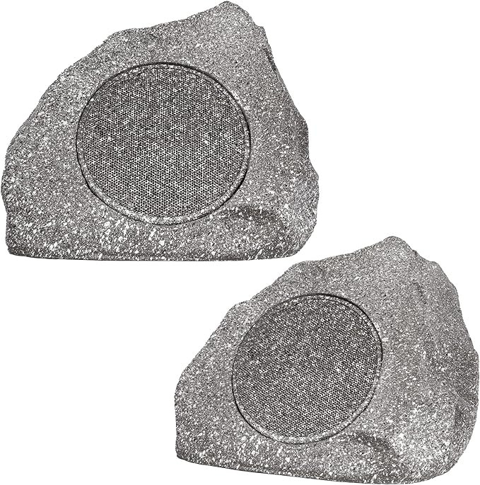 Homewell Outdoor Rock Speaker Solar-Powered Wireless Bluetooth 5.0 Portable Speaker Weatherproof ... | Amazon (US)