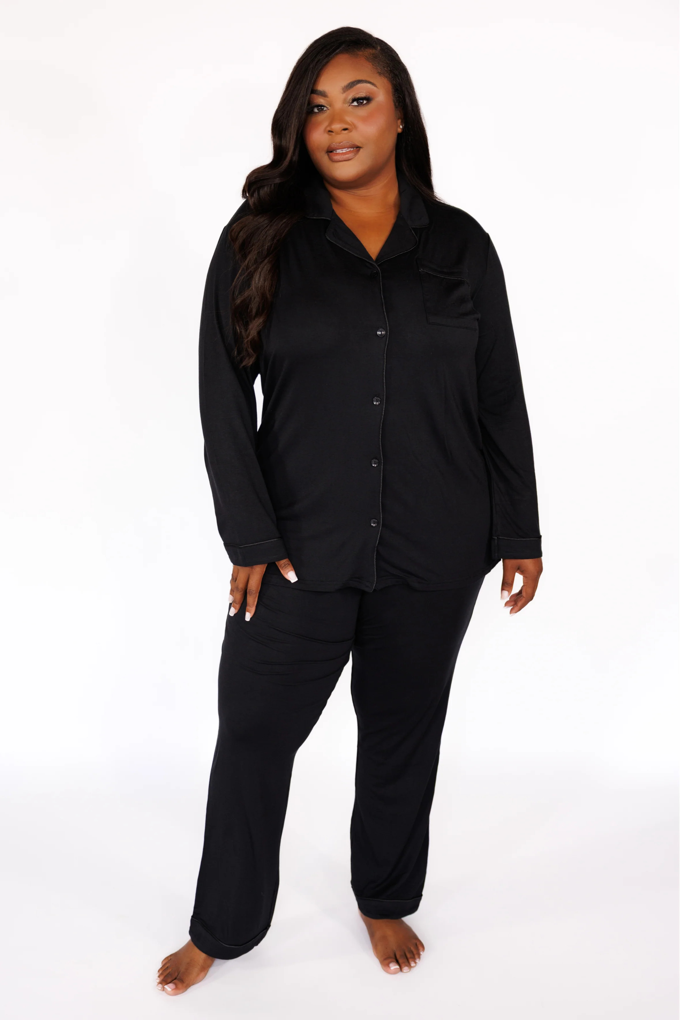 Caviar Long Sleeve & Pant Pajama Set | In My Sundays