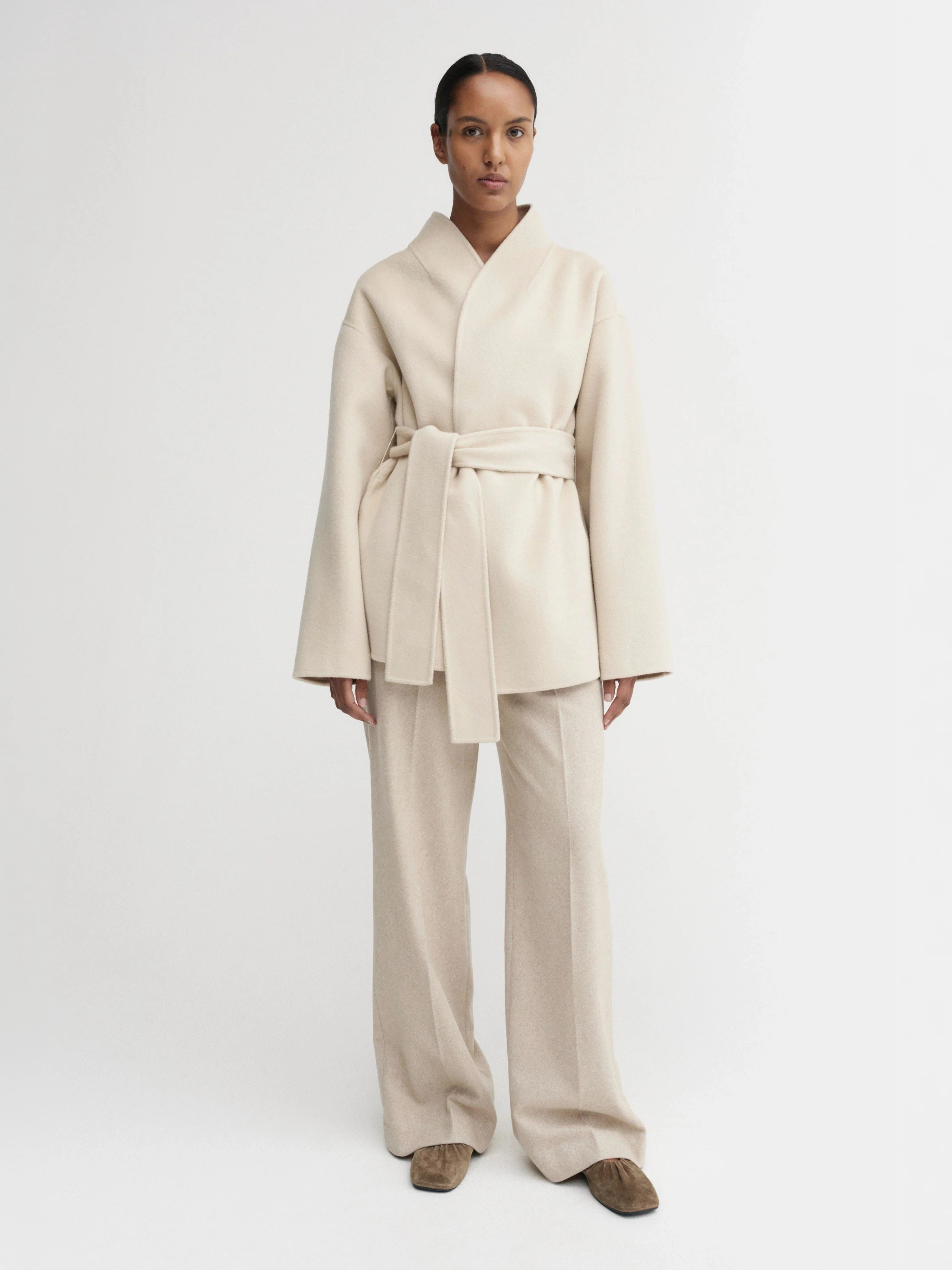 Noorie Doublé Coat, sand | Almada Label
