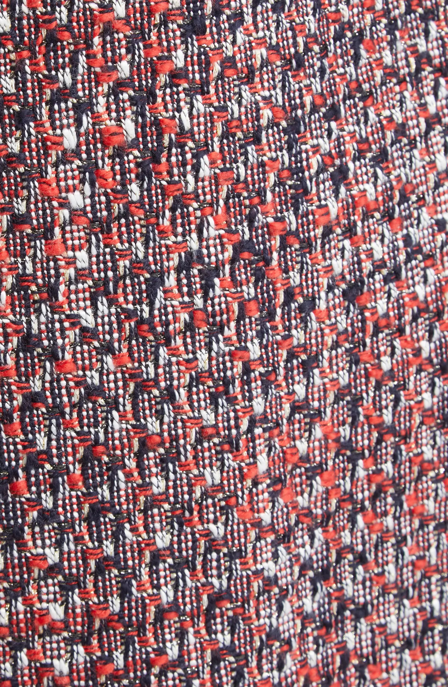 Veronica Beard Ravenna Sleeveless Metallic Cotton Tweed Minidress | Nordstrom | Nordstrom