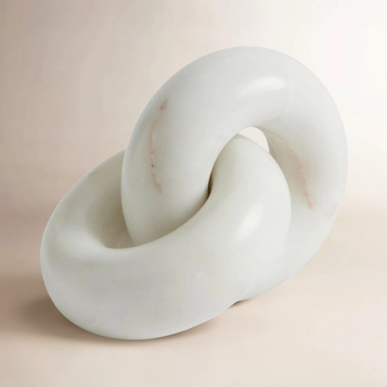 White Marble Round Knot | Joss & Main