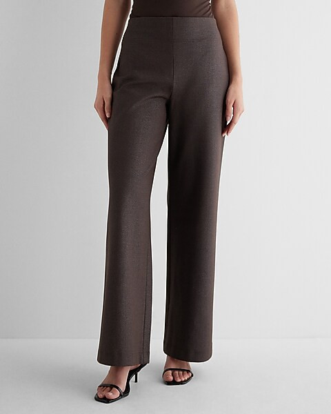 Columnist High Waisted Shine Trouser Pant | Express