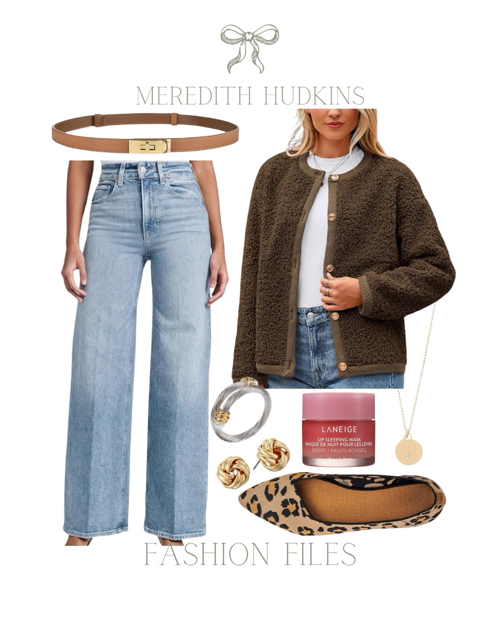 women's fashion, amazon fashion, meredith hudkins, fall style, winter style, ootd, classic, chic, preppy, affordable, holiday party, work wear, trending, women’s jacket, outerwear, Paige, jeans, belts, earrings, ring, lip, mask, initial necklace, leopard print 

#LTKStyleTip #LTKSaleAlert #LTKFindsUnder50