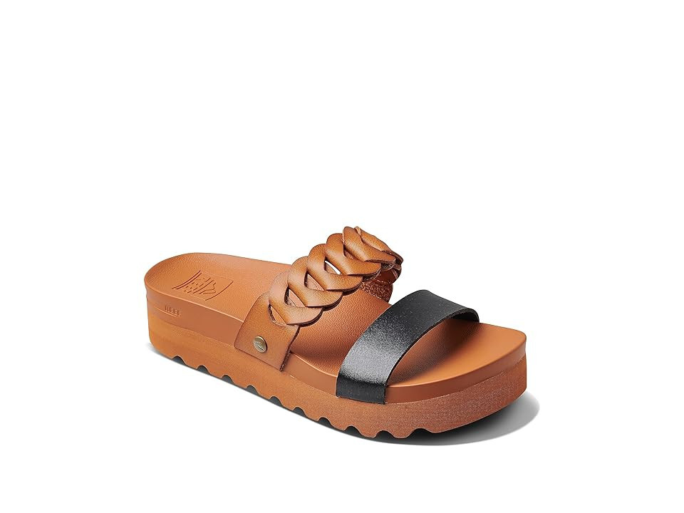 Reef Cushion Vista Hi Twist Women's Shoes Cognac Black : 11 B - Medium | Zappos