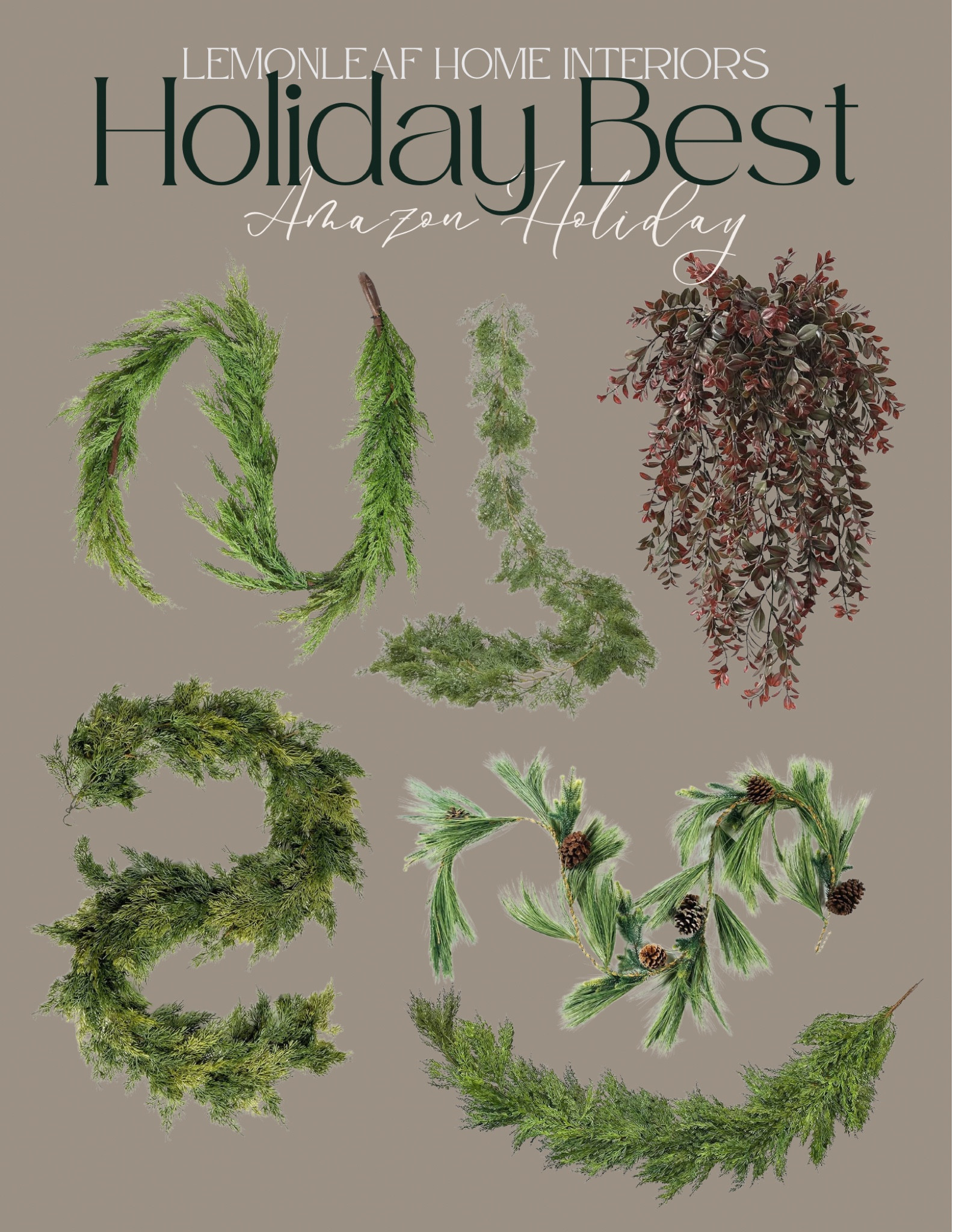 I found the best Real touch Christmas garlands from Amazon home. Choose a style or combine them for a full and interesting holiday mantel or banister



#LTKhome #LTKfindsunder100 #LTKHoliday