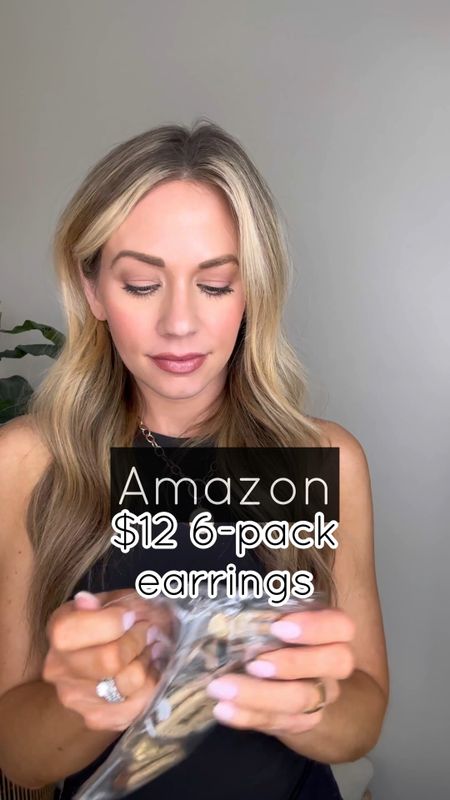 $12 6-pack earrings from amazon! Perfect for all of spring and summer // 

summer accessories.  Spring accessories. Vacation accessories. Vacation jewelry 

#LTKtravel #LTKSeasonal #LTKFind