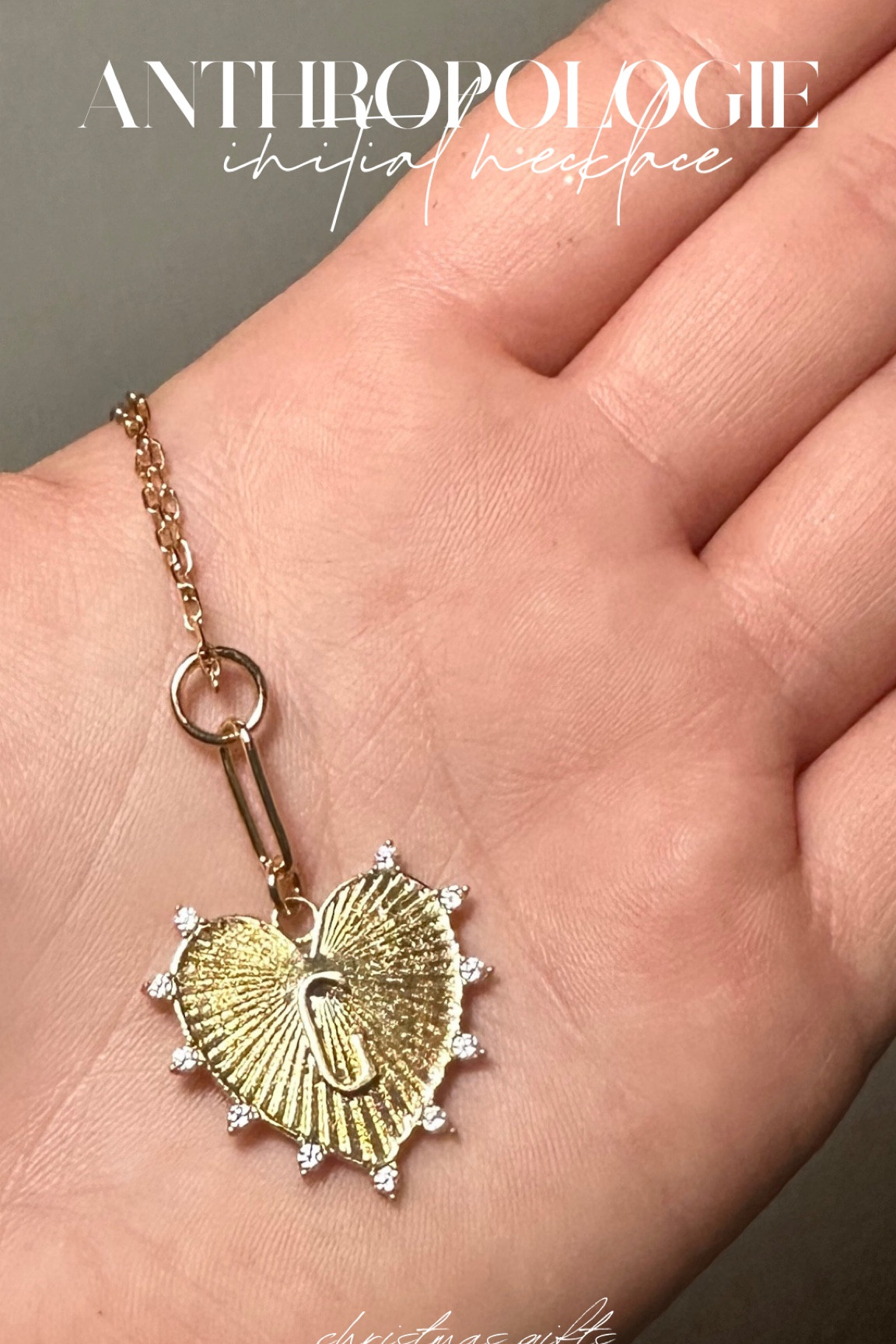 Anthro initial necklace

Christmas gifts I’m loving

#LTKGiftGuide #LTKfindsunder100 #LTKfindsunder50