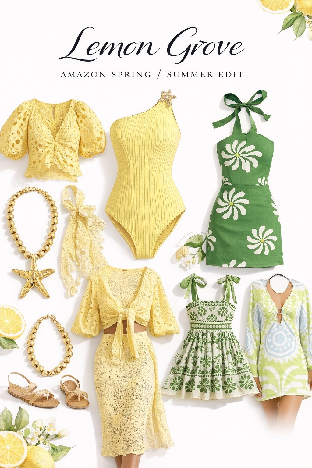 If sunshine were a wardrobe… this would be it ☀️🍋

Yellow for the glow.
Green for the statement.
Gold for the drama.

All Amazon finds — and they look WAY more expensive than they are.

Comment LEMON to shop 🌿💛

#LTKSeasonal #LTKootd #LTKSpringSale