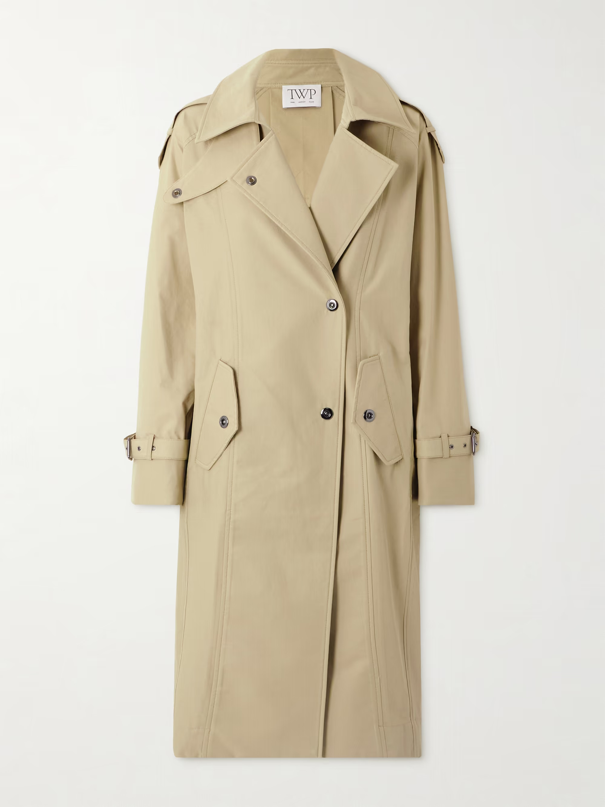 Long Bogie cotton-blend gabardine coat | NET-A-PORTER (UK & EU)