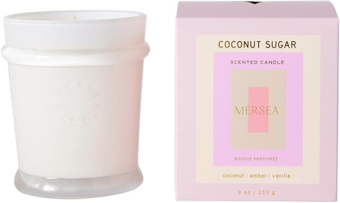 MERSEA Coconut Sugar Boxed Candle, Scented Candle Box (9 oz) | Amazon (US)