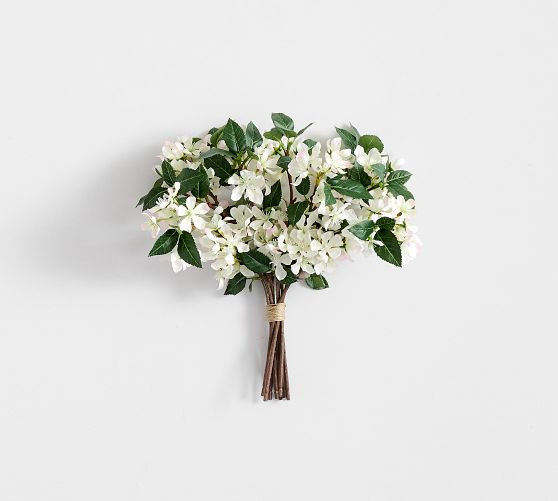 Faux Apple Blossom Clippings Bundle | Pottery Barn CA