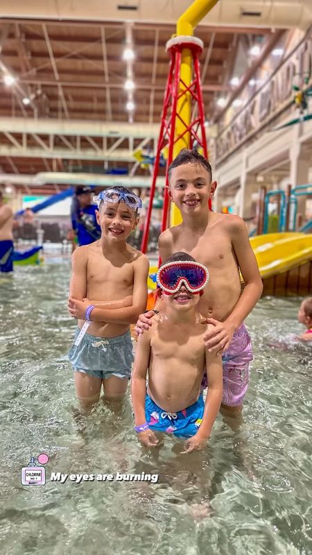 Rowan’s shark attack goggles are a big hit at Great Wolf Lodge! 🐺

#LTKFamily #LTKKids #LTKTravel