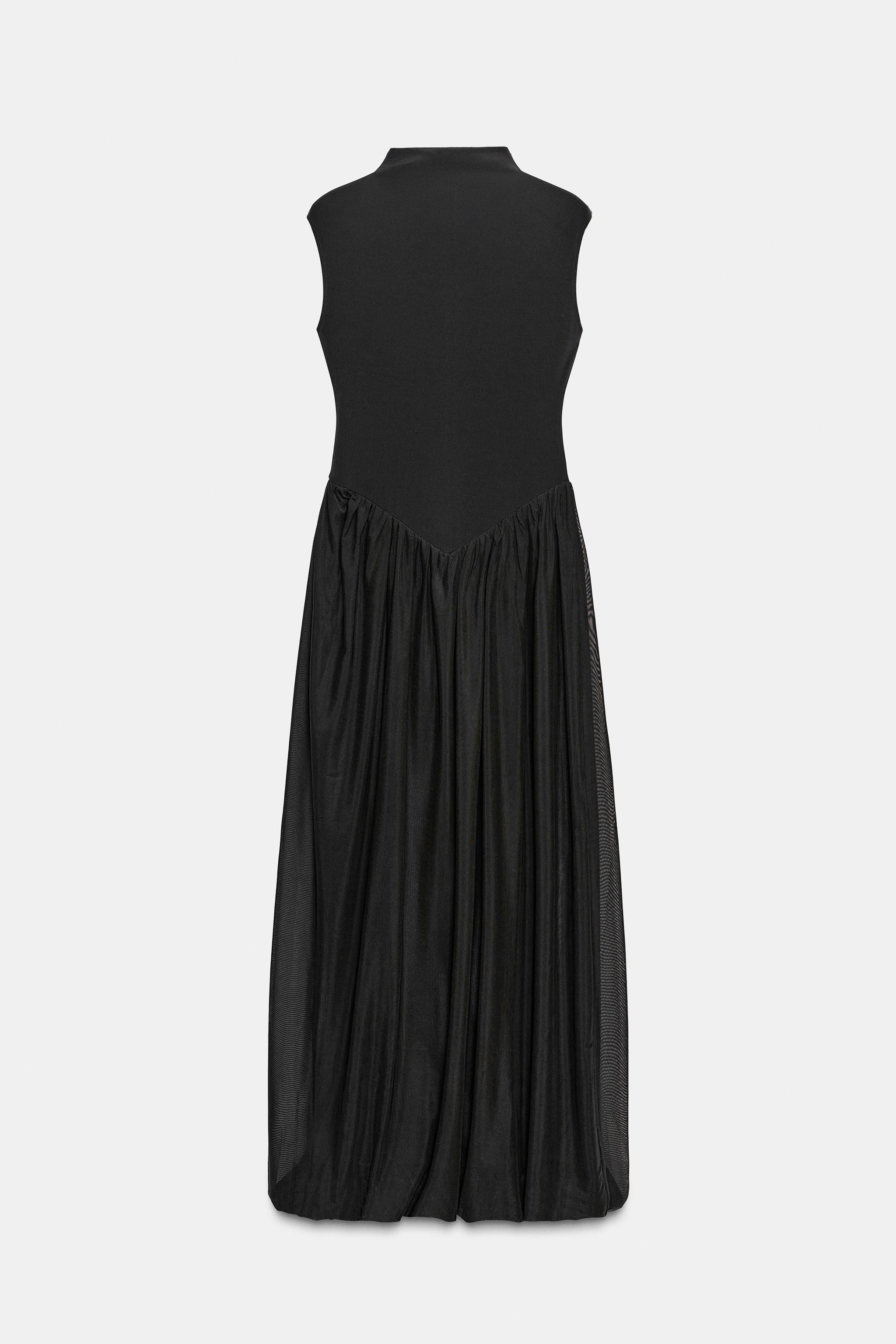 LONG TULLE COMBINATION DRESS | Zara US