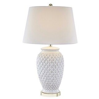 Ceramic Textured Table Lamp, Cream, 30" | Bed Bath & Beyond