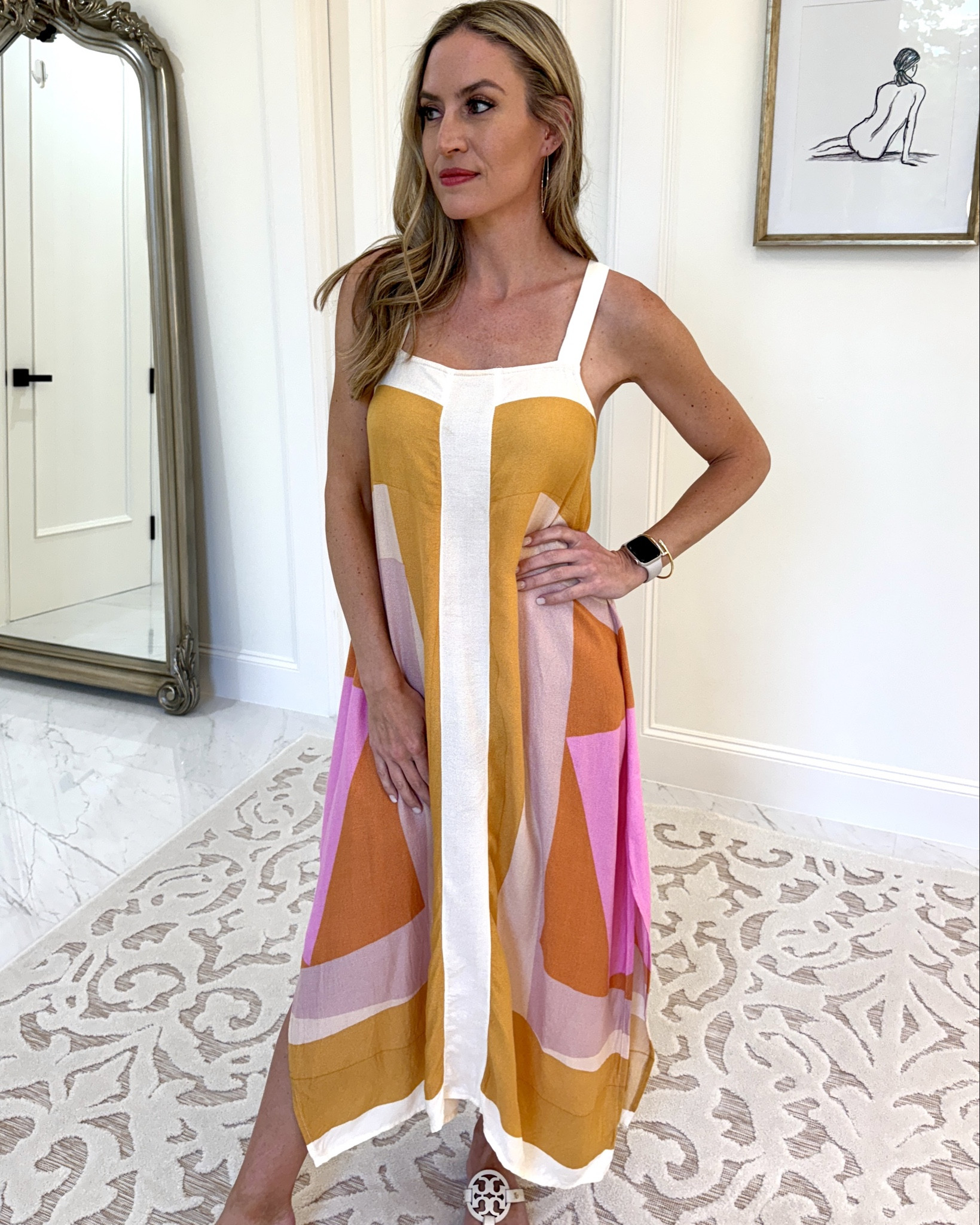 This coverup also makes a beautiful and bright sundress. I’ve worn it as both. It’s loose and flowy. It looks amazing with a denim jacket as well  

#everypiecefits 

Swimsuit 
Swimsuit coverup
Summer dress
Spring dress 
Summer outfit 
Spring outfit 
Travel outfit 
Travel dress 
Vacation dress
Vacation outfit 
Resort wear
Resort dress 

#LTKstyletip #LTKswim #LTKSeasonal