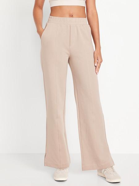 High-Waisted Dynamic Fleece Trouser Pants | Old Navy (US)