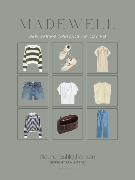 Madewell new arrivals and spring favorites! If you’re planning to refresh your wardrobe for the spring I love how transitional all of these pieces are, all while being neutral and very practical for everyday life! 

#LTKstyletip #LTKfindsunder100