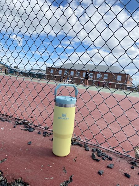 We spend a lot of time on these courts. 3 kids playing tennis makes for some long days! We never forget our Stanleys! #Stanleypartner
My daughter’s personal favorite is the  THE ICEFLOW™ FLIP STRAW TUMBLER! It’s a great one for sports! It keeps your drinks cold all day and we just love the flip straw! 
Be sure to check out the fun color combos! 

@stanley