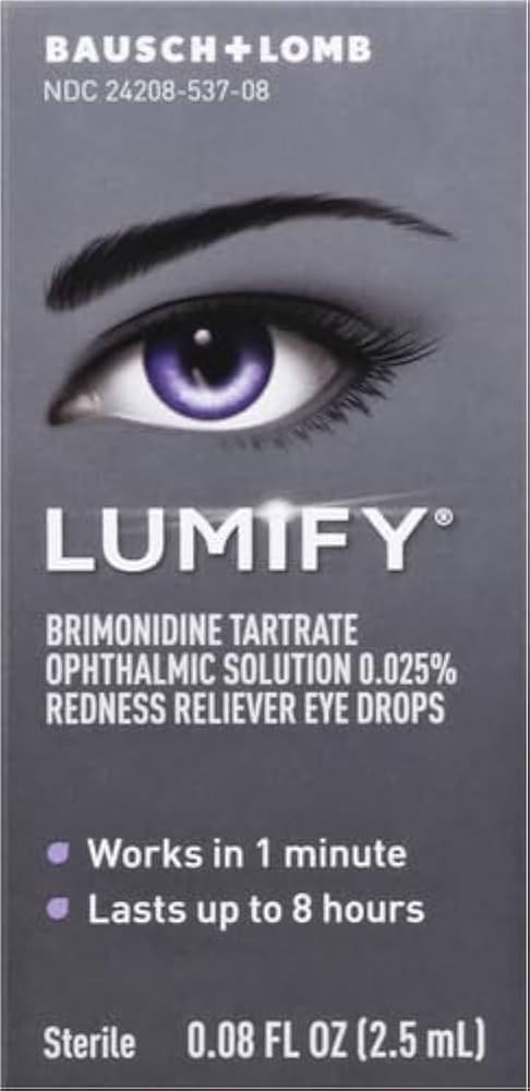 LUMIFY Redness Reliever Eye Drops 0.08 Ounce (2.5mL) | Amazon (US)