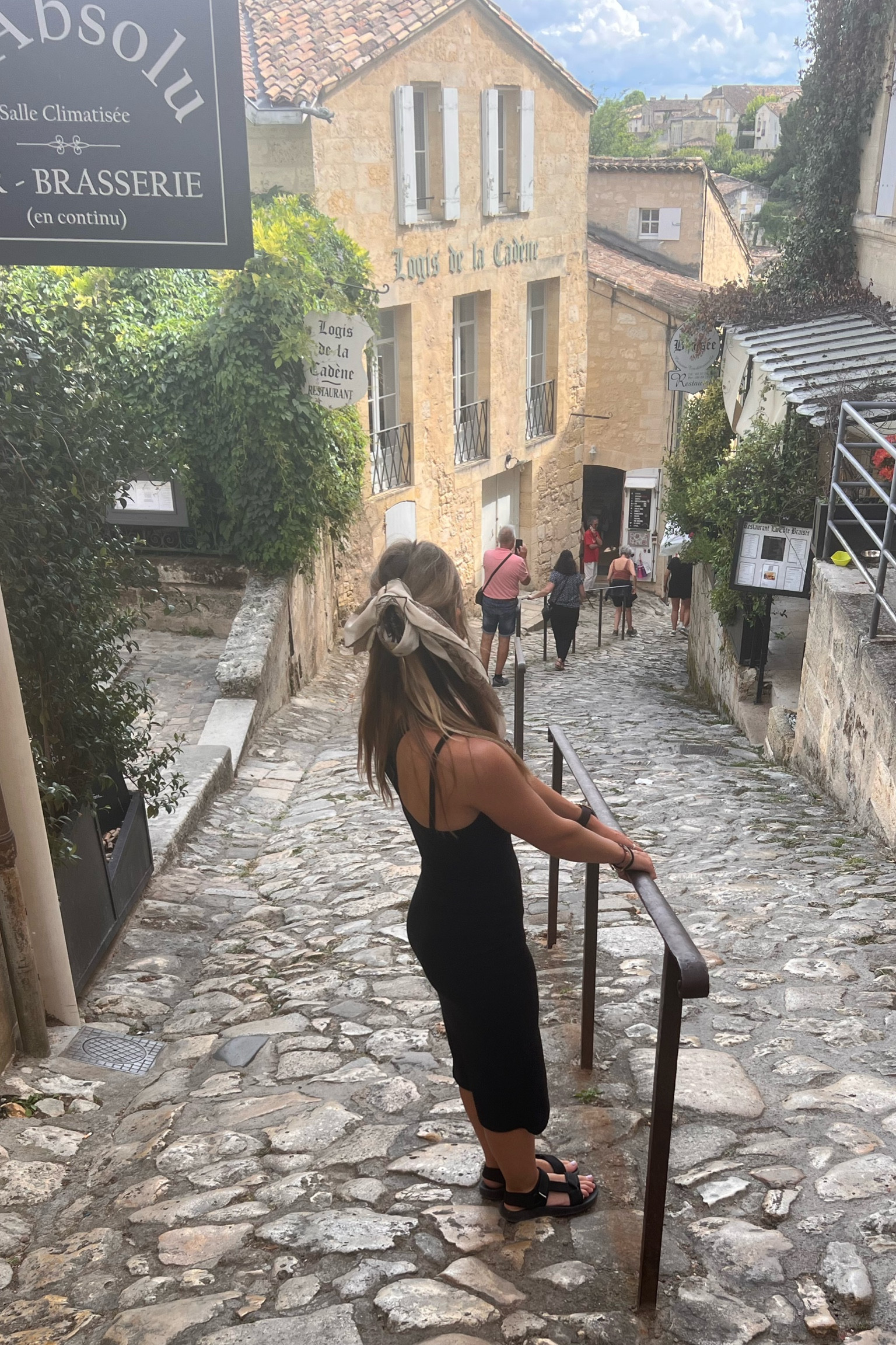 sightseeing in bordeaux 🤍🍷
a perfect outfit for walking in europe 💕 this dress is a size small and v breathable, the shoes seemed like an odd match at first but the whole outfit came together nicely and the scarf in the hair was the perfect icing on the cake of this lewk ❤️‍🔥 minimalist outfit travel packing outfit backpacking outfit european fashion european summer 

#LTKtravel #LTKstyletip #LTKeurope