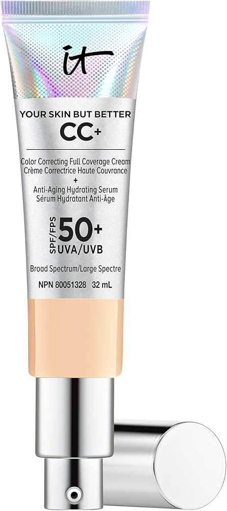 IT Cosmetics Your Skin But Better CC+ Cream, Light Medium (W) - Color Correcting Cream, Full-Cove... | Amazon (CA)