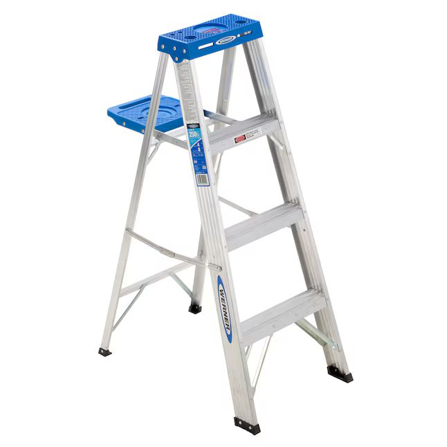 Werner 300 4-ft Aluminum Type 1-250-lb Load Capacity Step Ladder | Lowe's