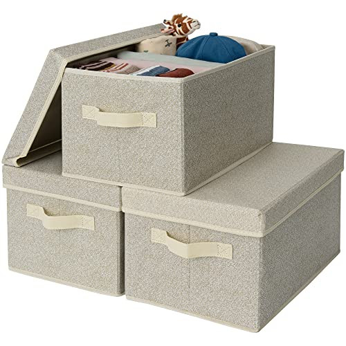 GRANNY SAYS Storage Containers with Lids, Large Storage Baskets for Closet Organization, Closet O... | Amazon (US)