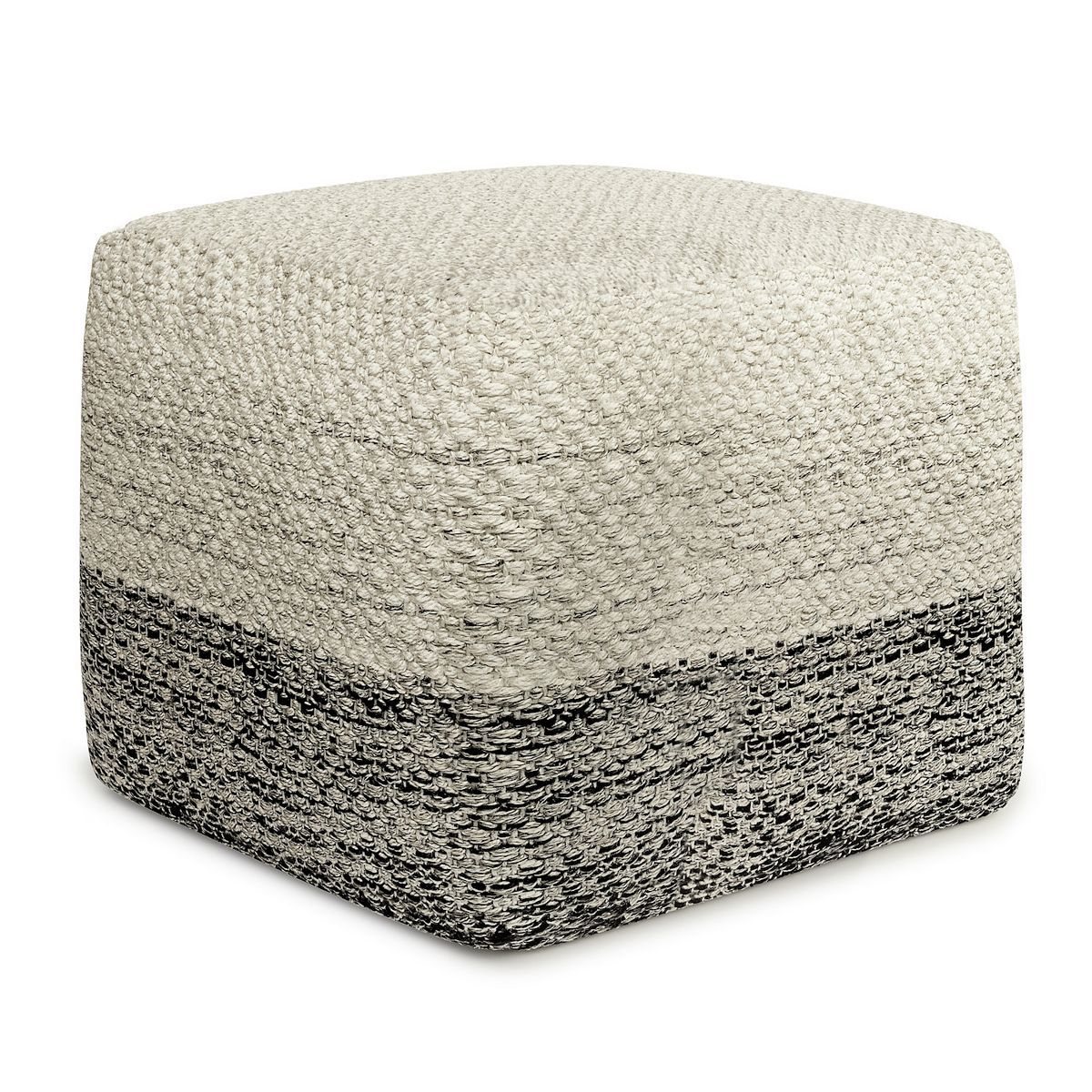 Simpli Home Macie Square Woven Indoor / Outdoor Pouf | Kohl's
