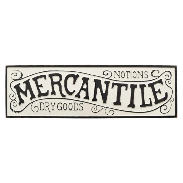 Mercantile Novelty Sign Wall Décor | Wayfair North America